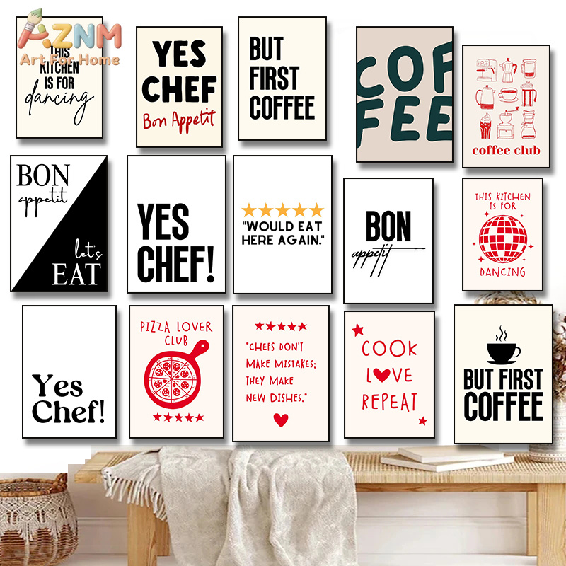 Home Cooking Quotes - AZNM Mutfak Kahve Şefi Alıntı Metin