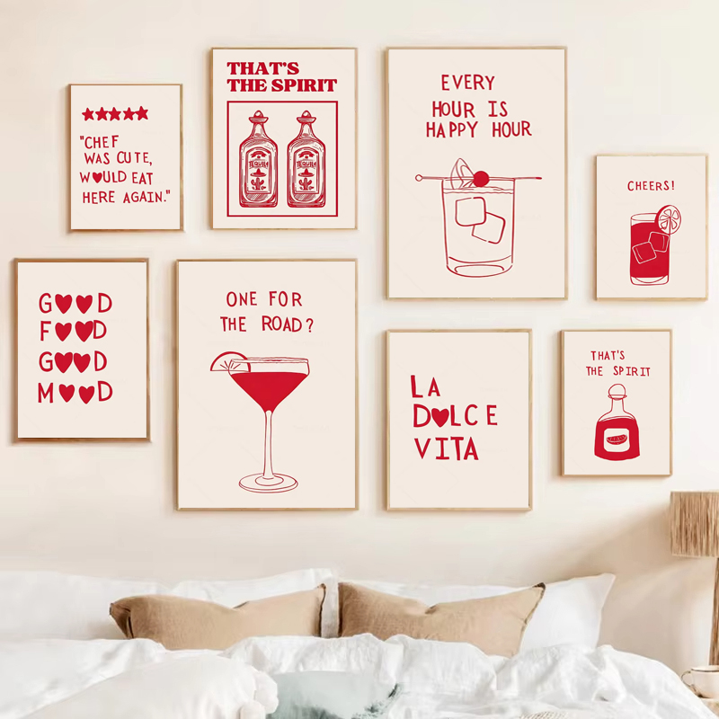 Home Cooking Quotes - 1 adet Minimalist Mutfak Pişirme sanat