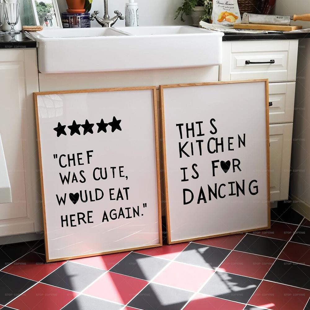 Minimalist Kalp Siyah Şef Moti - Home Cooking Quotes incelemesi ve fiyatı