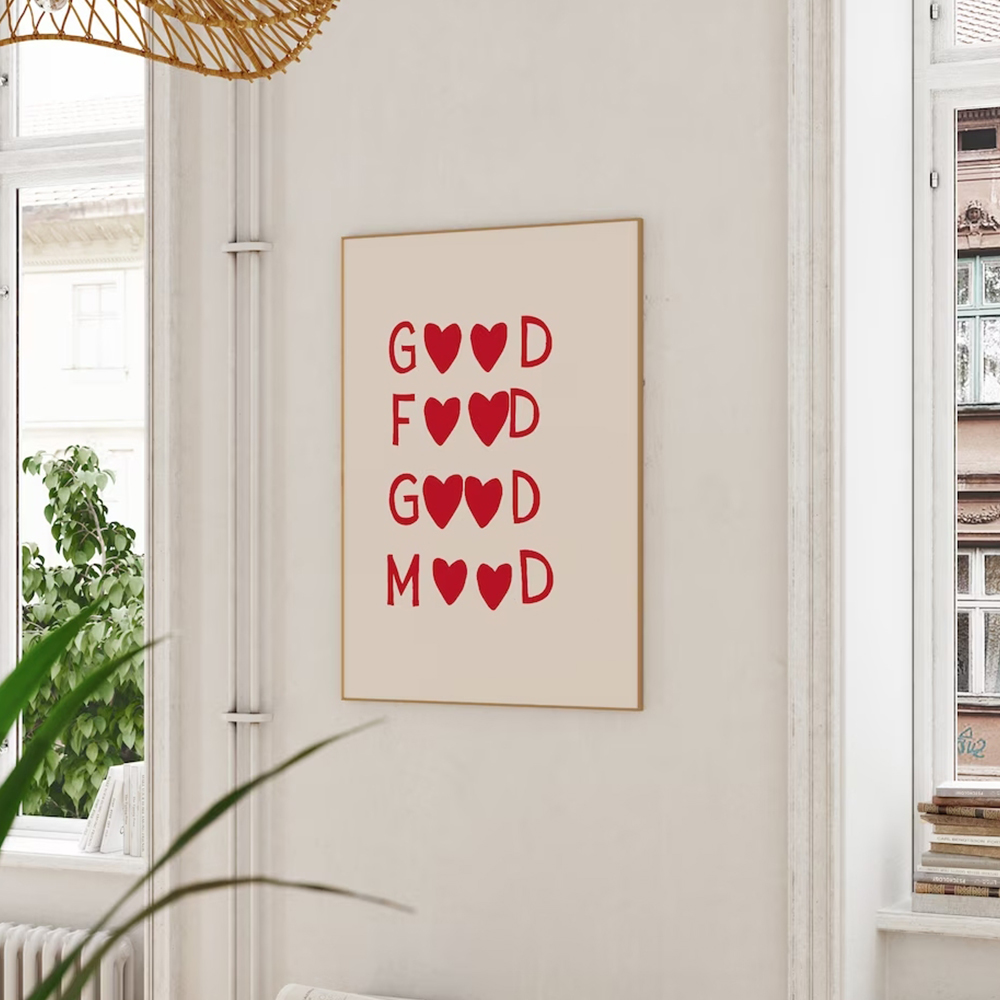 Minimalist Estetik Kalp Seviml - Home Cooking Quotes incelemesi ve fiyatı