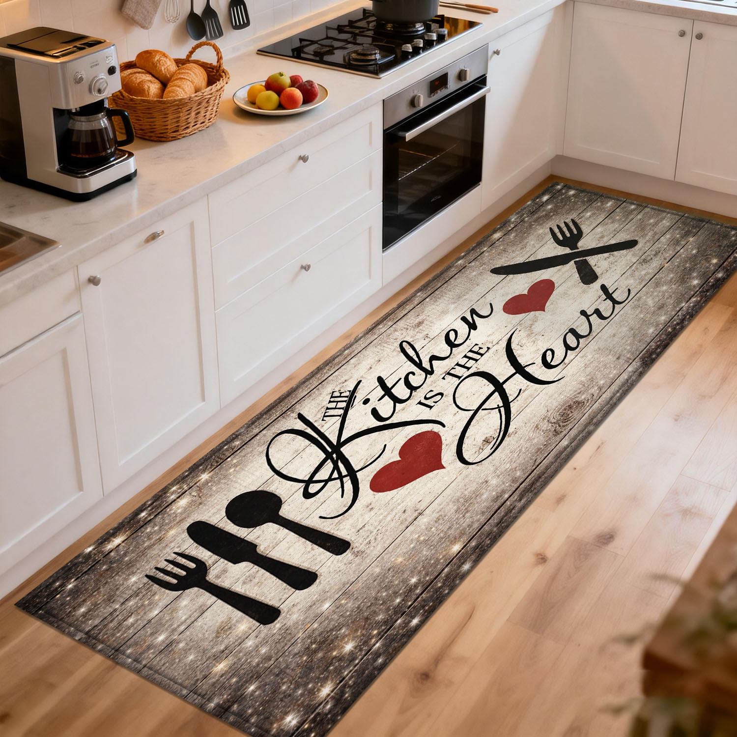 Rustik Ahşap Mutfak Halısı, Mu - Home Cooking Quotes incelemesi ve fiyatı