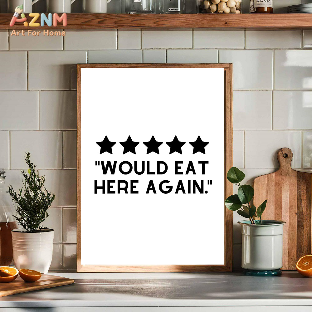 AZNM Mutfak Kahve Şefi Alıntı  - Home Cooking Quotes incelemesi ve fiyatı
